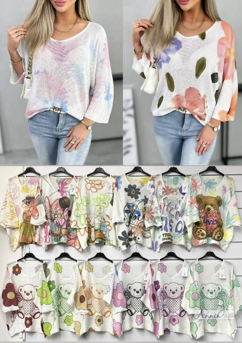 Sweter damskie 1509 Mix kolor Standard 1