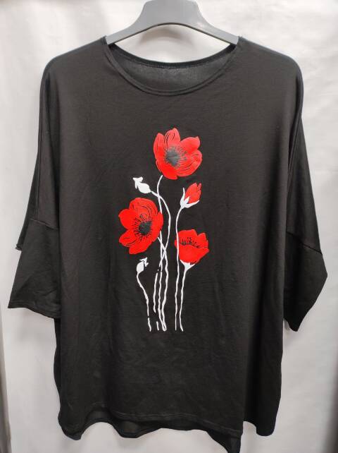 Bluzka damskie 1209 Mix kolor Standard (Towar Ploskie)