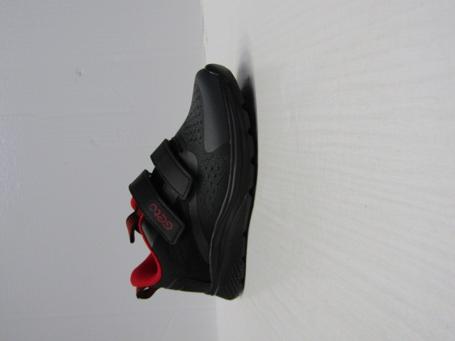 Buty Sportowe Dziecięce A256 BLACK/RED 26-31