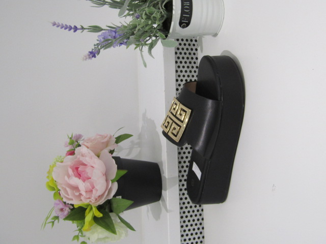 Klapki Damskie F384 BLACK 36-41