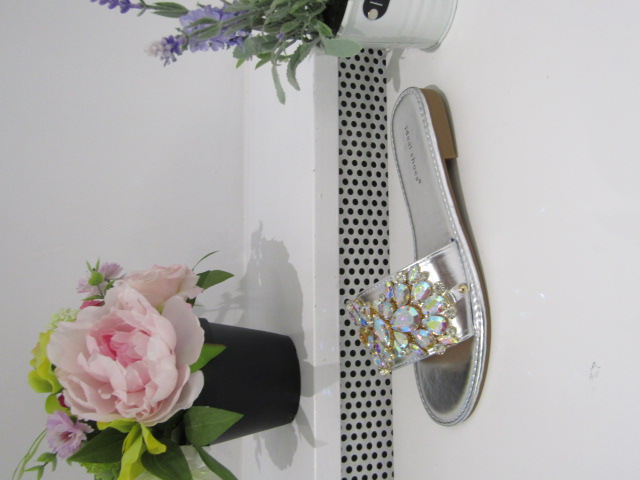 Klapki Damskie 6621 SILVER 36-41