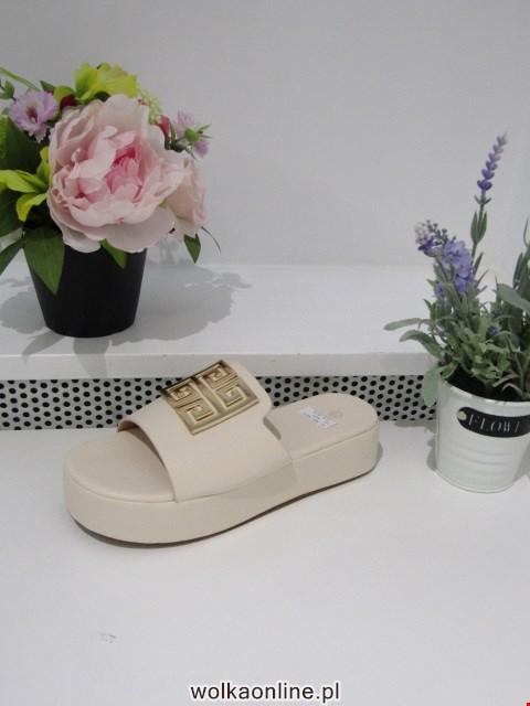 Klapki Damskie F384 BEIGE 36-41