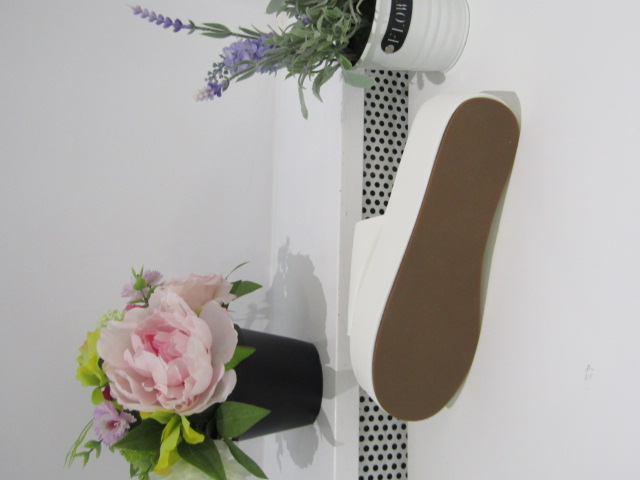 Klapki Damskie F384 WHITE 36-41 1