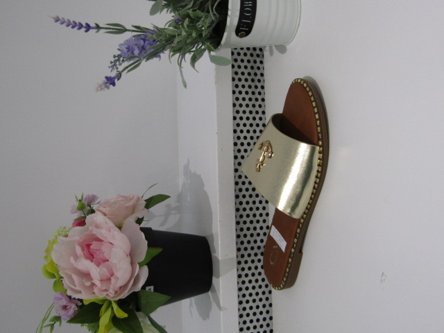 Klapki Damskie 5182 GOLD 36-41