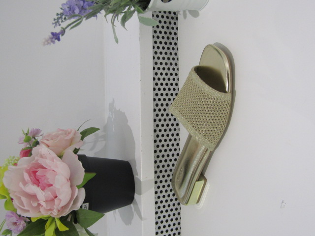 Klapki Damskie C329 GOLD 36-41