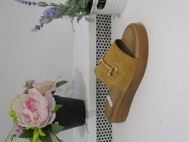 Klapki Damskie 9203 CAMEL 36-41