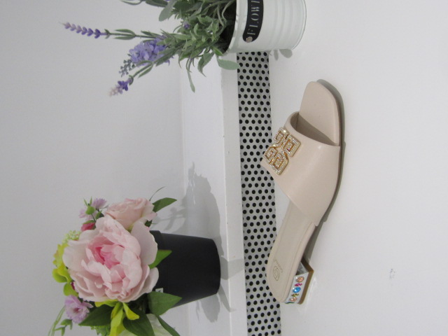 Klapki Damskie 1639-190 BEIGE 36-41
