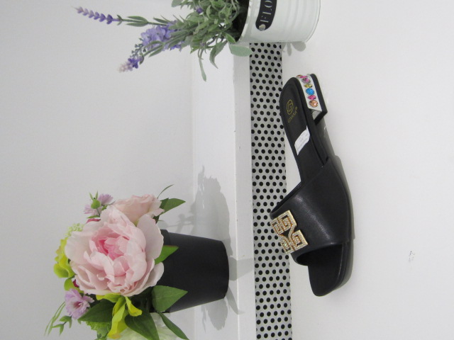 Klapki Damskie B1639-190 BLACK 36-41