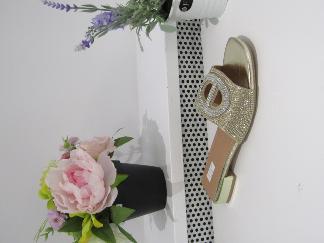 Klapki Damskie 3356 GOLD 36-41