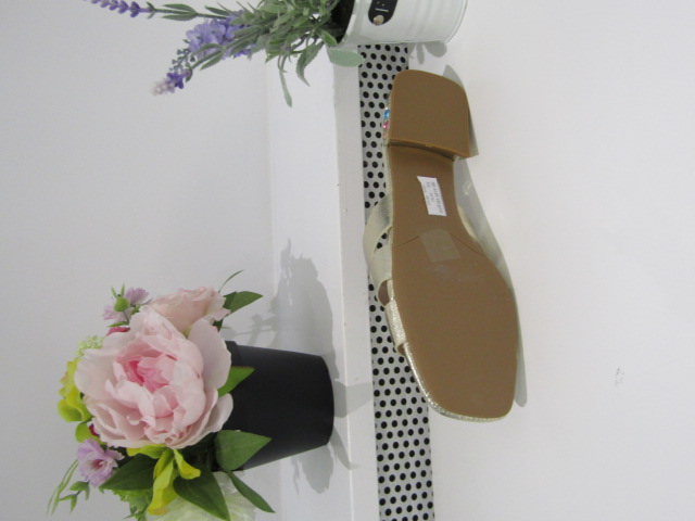 Klapki Damskie 1639-180 GOLD 36-41 1