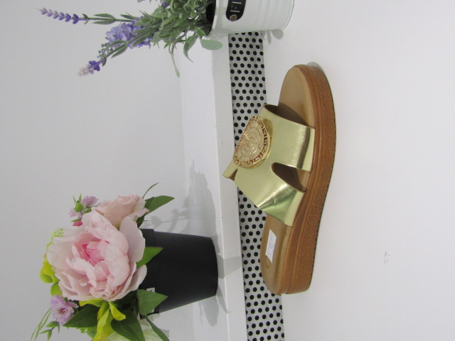 Klapki Damskie 9204 GOLD 36-41