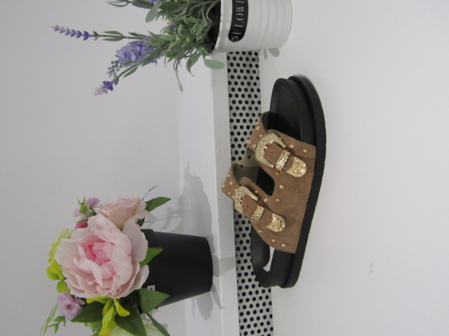 Klapki Damskie 1136 KHAKI 36-41