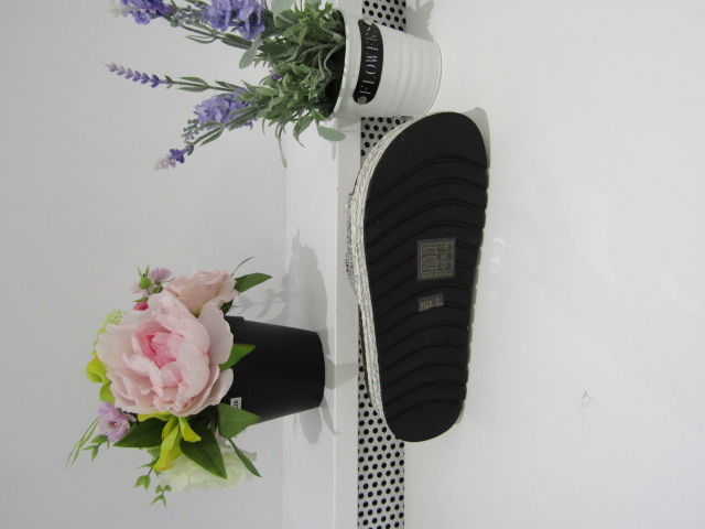 Klapki Damskie 1129 SILVER 36-41 1