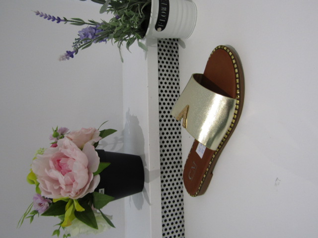 Klapki Damskie 5130 GOLD 36-41