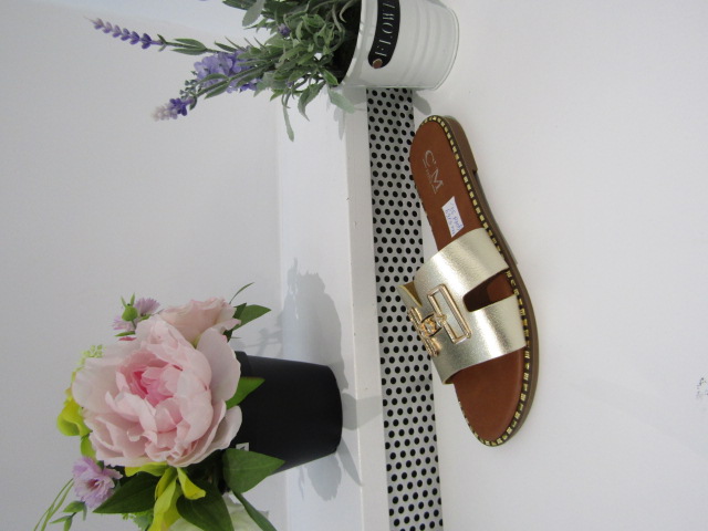 Klapki Damskie 5169 GOLD 36-41
