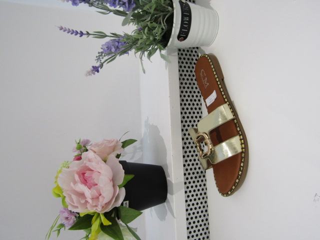 Klapki Damskie 5131 GOLD 36-41