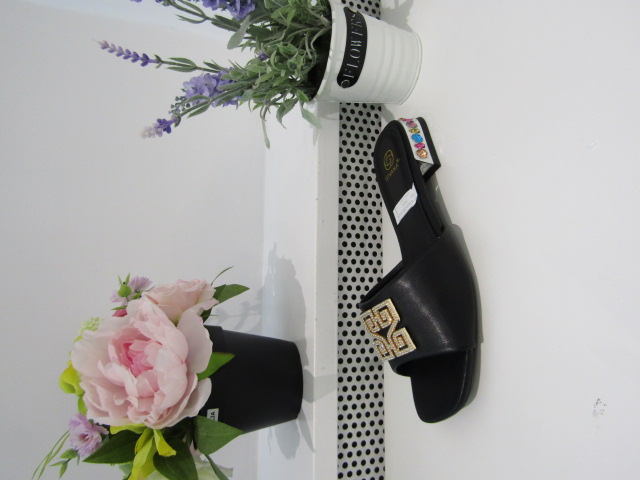 Klapki Damskie B1639-190 BLACK 36-41