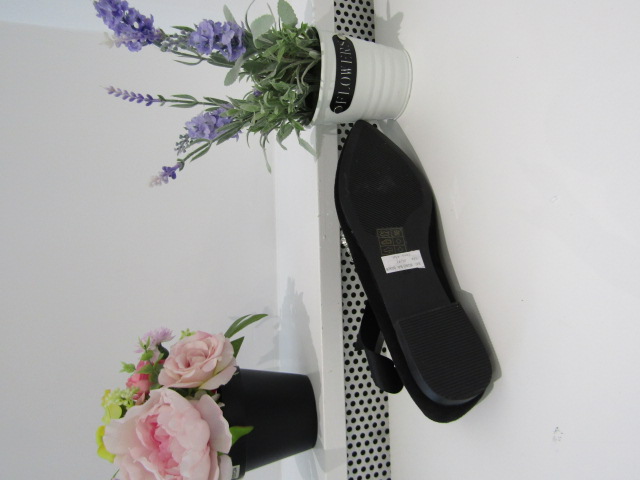 Baleriny Damskie 8080BA BLACK 36-41 1