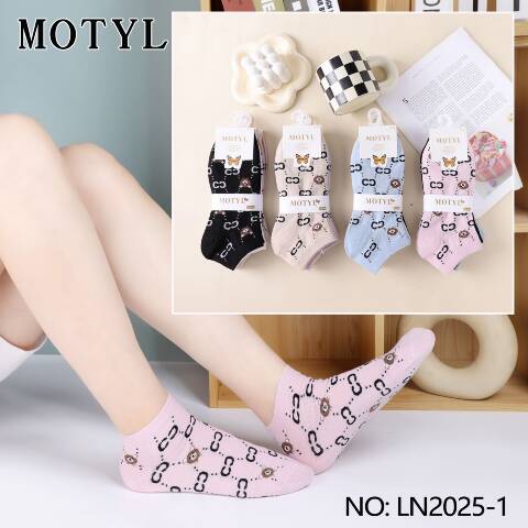 Stopki damskie LN2025-1 Mix kolor 35-42 1