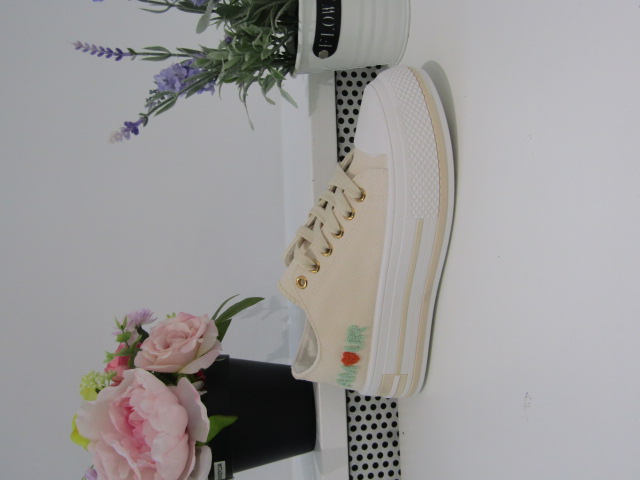 Trampki damskie 9110 BEIGE 36-41