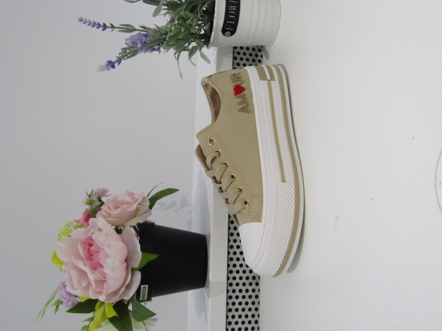 Trampki damskie 9110 KHAKI 36-41