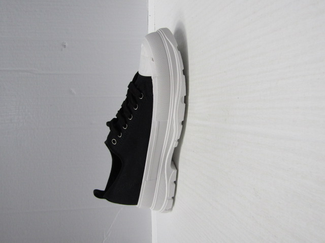 Trampki damskie LL1792 BLACK/WHITE 36-41