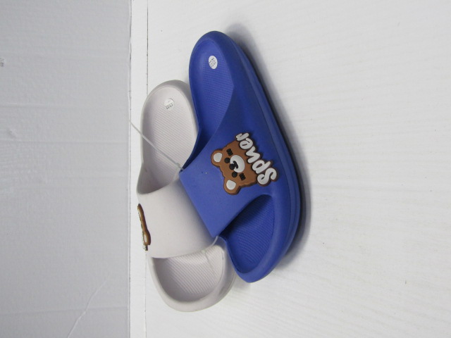 Kapcie Dziecięce 18263 BLACK/WHITE/PINK/ROYAL 30-35