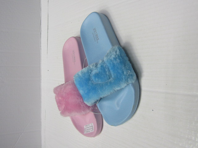 Kapcie Dziecięce C7794 L.BLUE/GREY/PINK 30-35