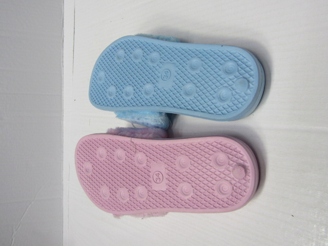 Kapcie Dziecięce C7794 L.BLUE/GREY/PINK 30-35 1