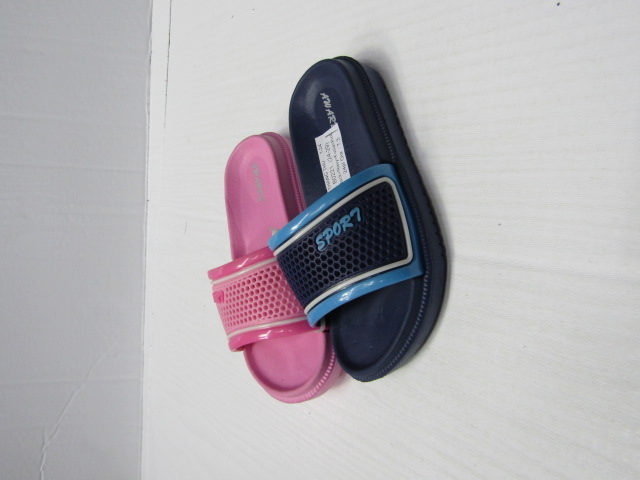 Kapcie Dziecięce B0221 BLACK/NAVY/FUSHIA/PINK 24-29