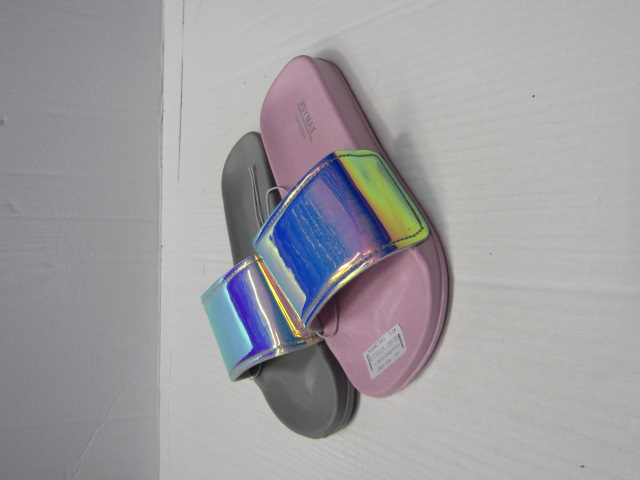 Kapcie Dziecięce C779-21 L.BLUE/GREY/PINK 30-35