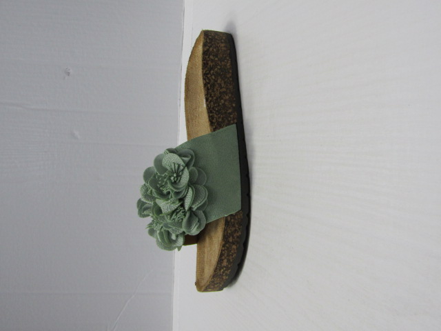 Klapki Damskie 98-170 GREEN 36-41