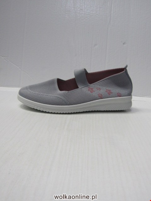 Baleriny Damskie 2846 GREY/PINK 37-41