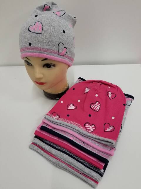 Czapka  dziewczęce 2201 Mix kolor Standard