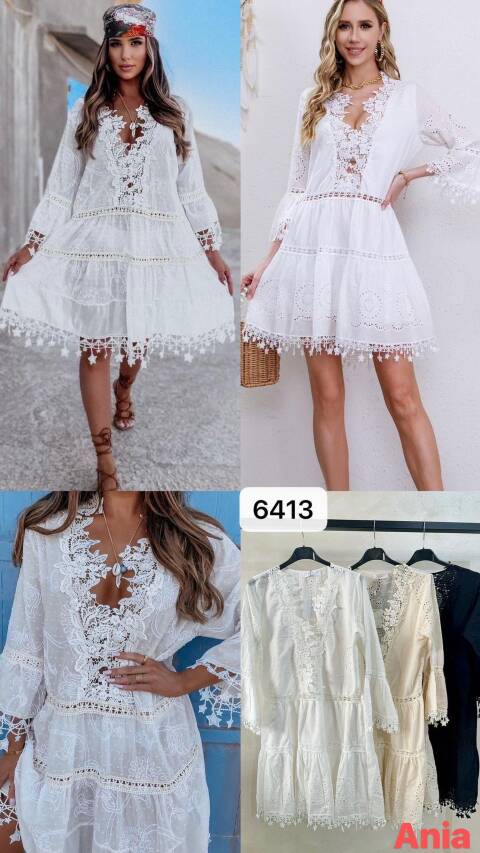 Sukienka damskie 6413 Mix kolor Standard 1