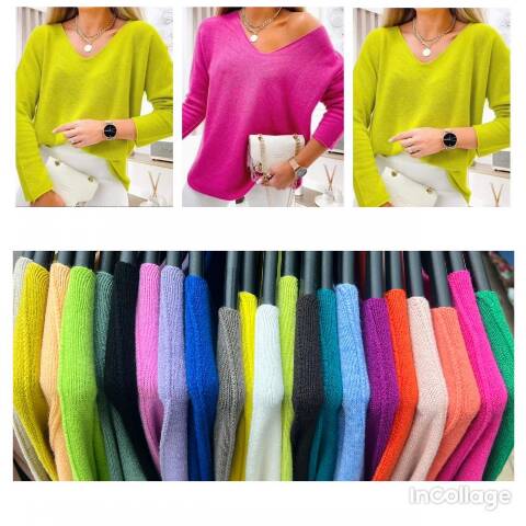 Bluzka damskie A136 Mix kolor Standard