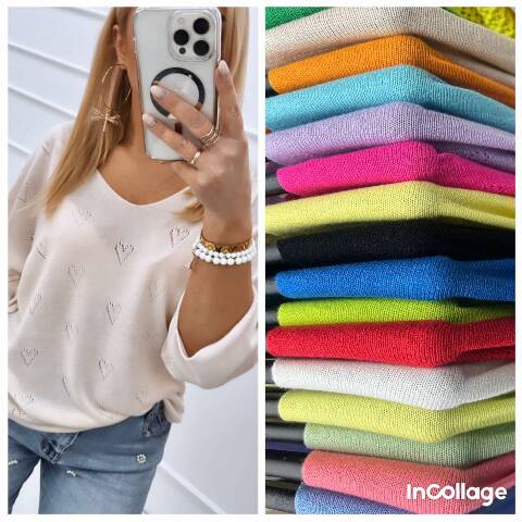 Sweter damskie A123 Mix kolor Standard 1