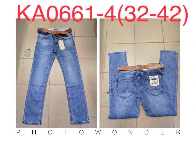 Jeansy męskie KA0661-4 1 KOLOR 32-42