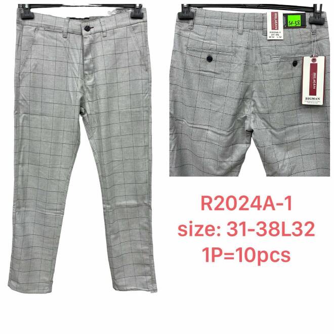 Spodnie męskie R2024A-1 1 KOLOR 30-38