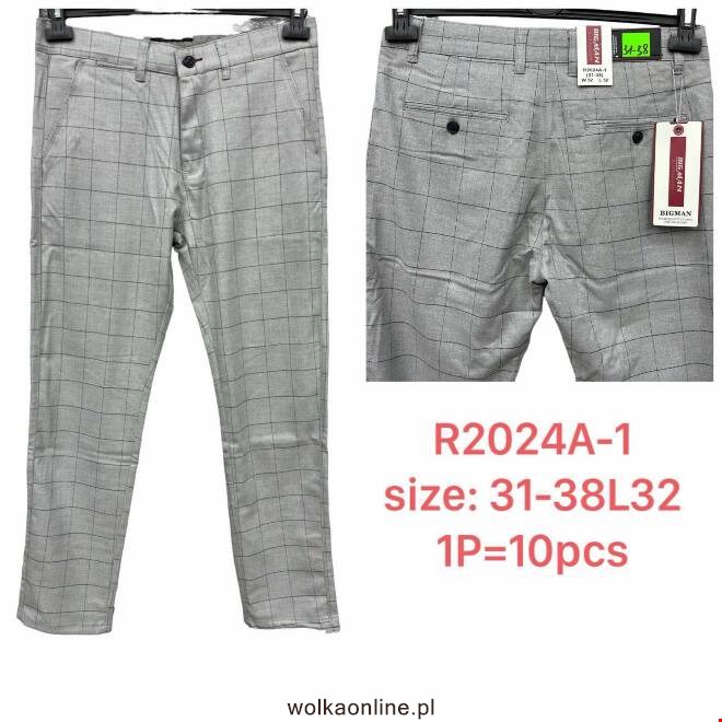 Spodnie męskie R2024A-1 1 KOLOR 30-38
