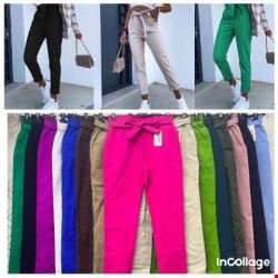 Spodnie damskie A145 Mix kolor Standard
