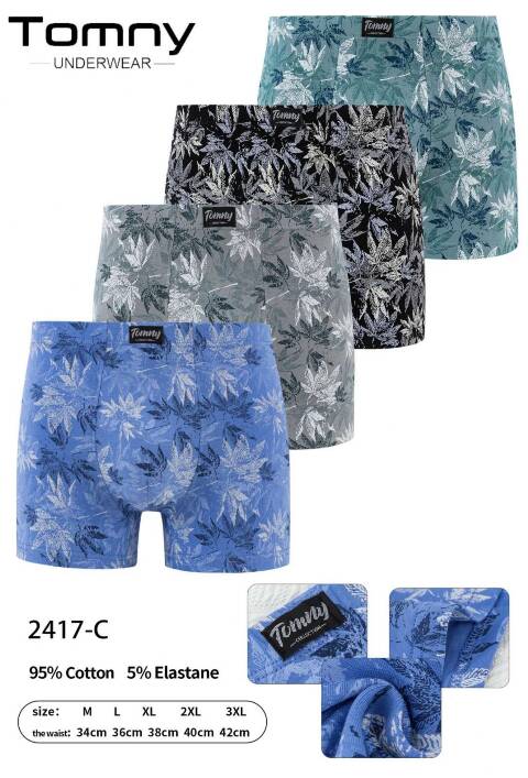 Bokserki meskie 2417-C Mix kolor M-3XL 1
