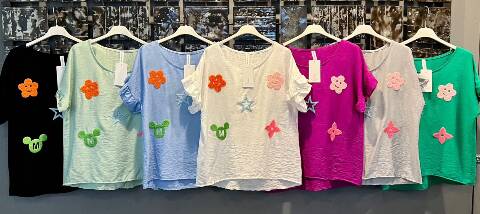 Bluzka damskie 2136 Mix kolor Standard