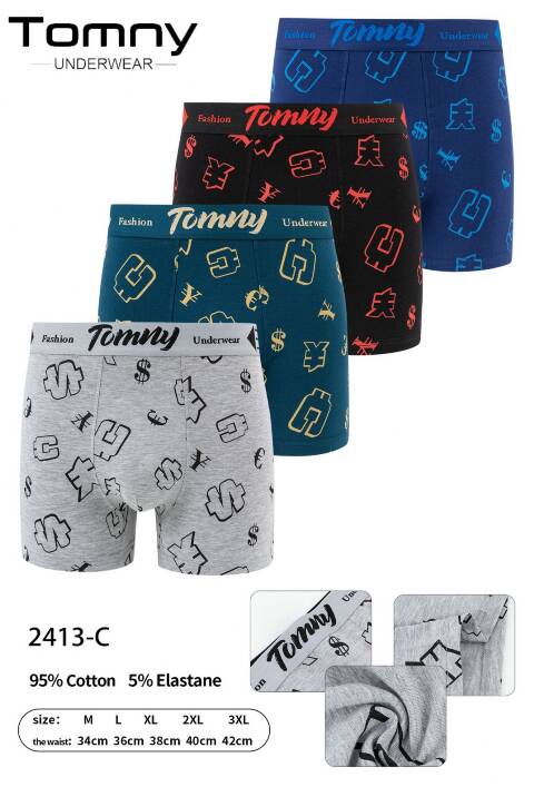 Bokserki Męskie 2413-C Mix kolor M-3XL 1