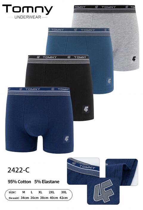 Bokserki Męskie 2422-C Mix kolor M-3XL