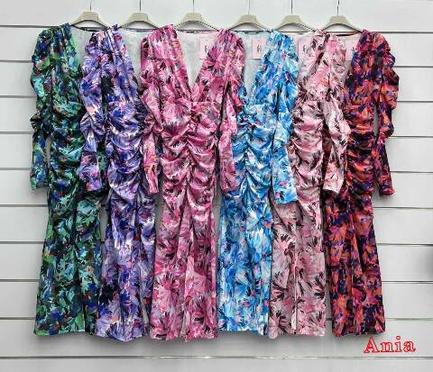 Sukienka damskie 2156 Mix kolor Standard