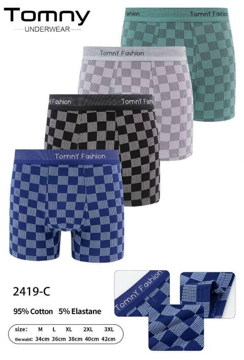 Bokserki Męskie 2419-C Mix kolor M-3XL