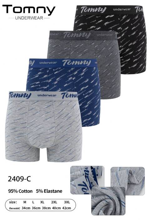 Bokserki Męskie 2409-C Mix kolor M-3XL 1