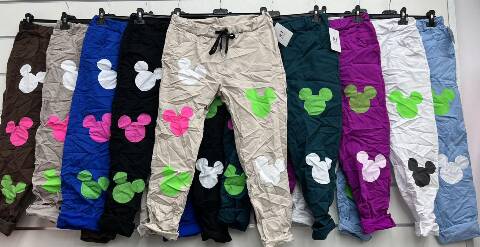 Spodnie damskie A128 Mix kolor Standard