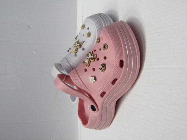 Kapcie damskie 18268 BLACK/WHITE/PINK/GREY 36-41